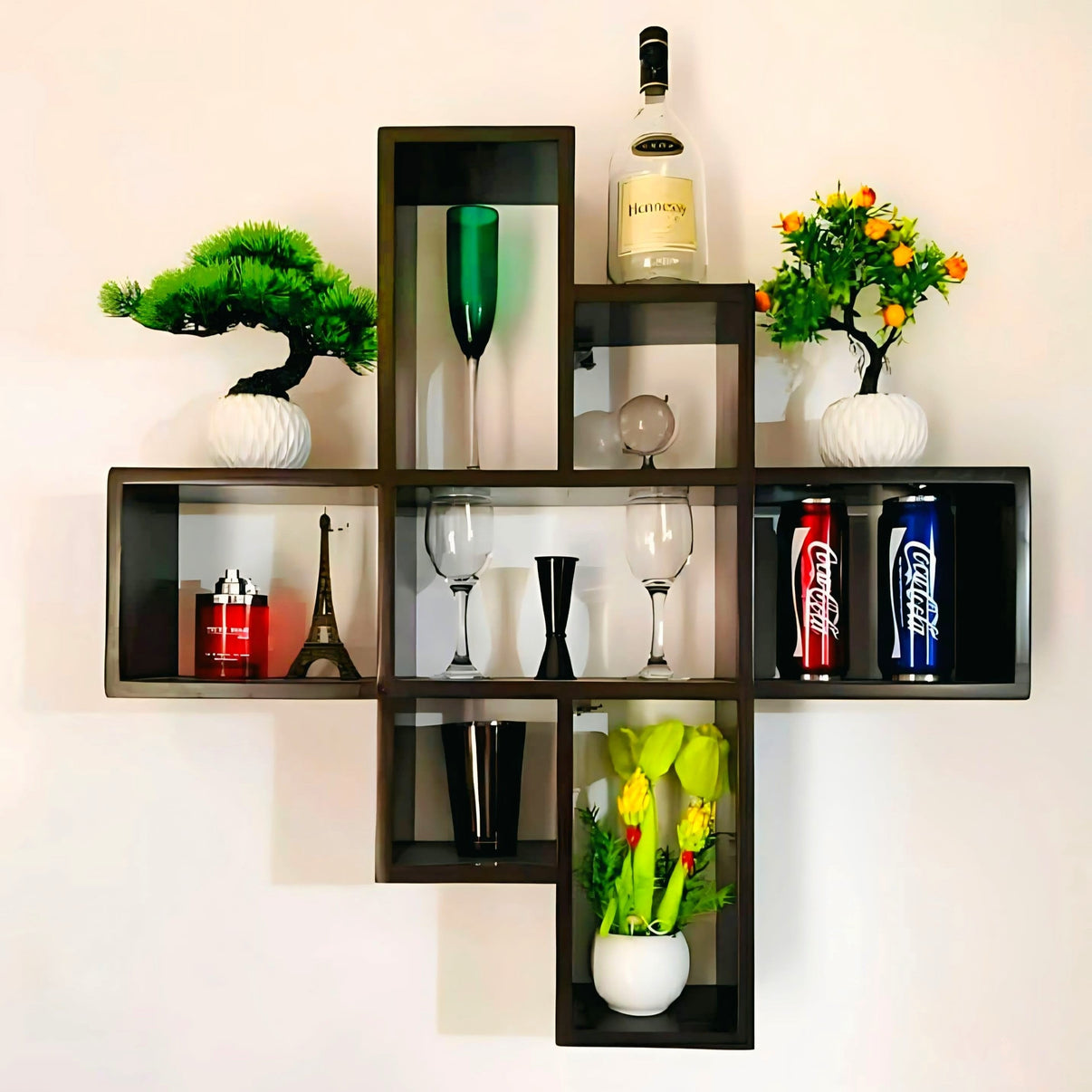 Minimalist Wooden Wallshelf