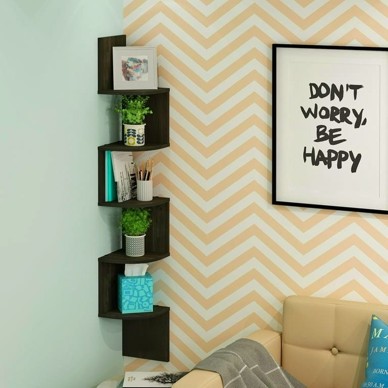 Floating Wooden Wallshelf