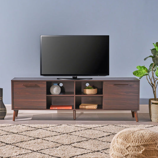 Minimalist Wooden TV Cabinet woth Storage