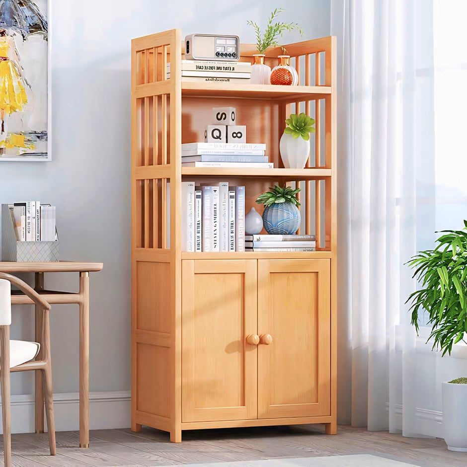 Elegant Wooden Bookshelf