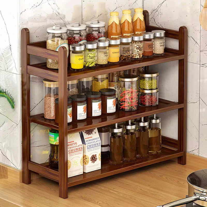 Solid Wood Kitchen Shelf- Long Lasting & Stylish