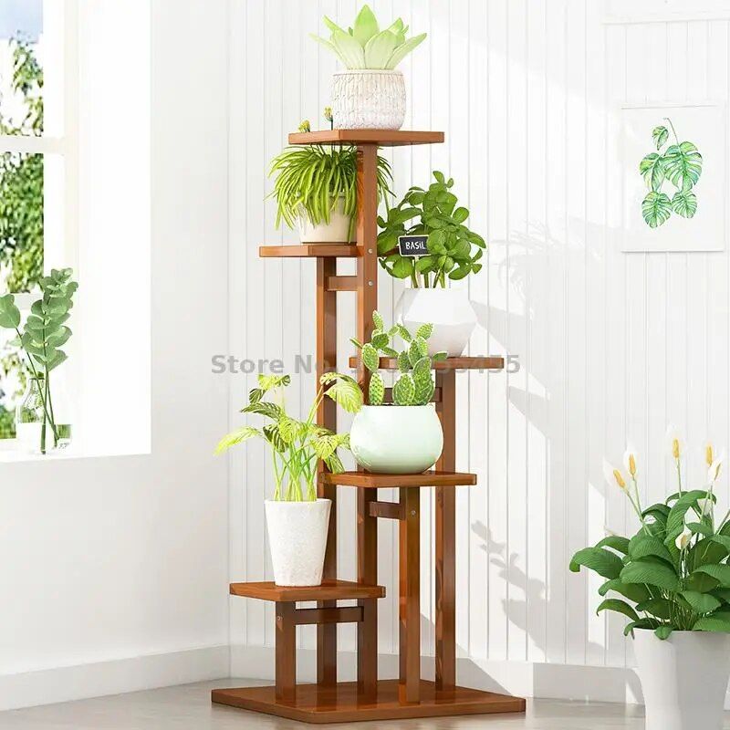 Stylish Wooden Plant Stand